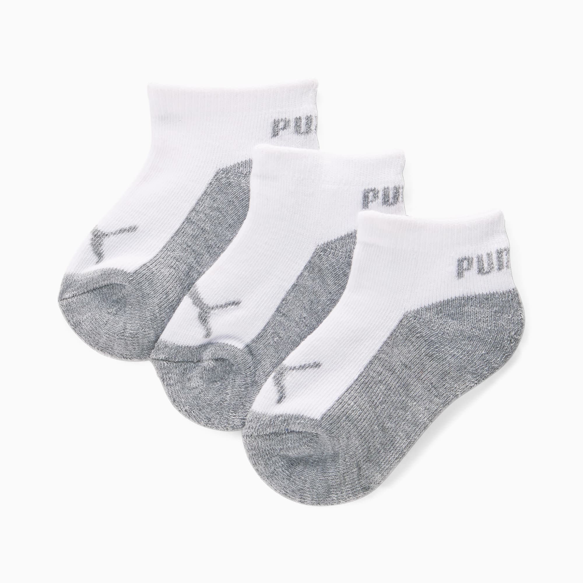 PUMA Kids' Quarter Socks Pack de 3 Pares de Calcetines Deportivos niños,  Pink Combo, 23 Regular Bebés: : Moda
